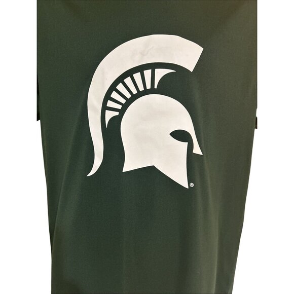 NEW Michigan State Spartans Green Colosseum SS Crew Neck Tee Shirt Youth M 12-14 - Picture 2 of 5